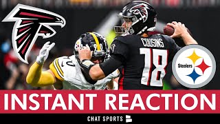 INSTANT REACTION Falcons vs Steelers Ft Kirk Cousins amp Raheem Morris Meltdown  Highlights Stats [upl. by Nigel]