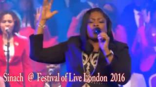 Sinach With Pastor GO Adeboye Festival of Live London singing miracle worker promise keeper [upl. by Ihcehcu]