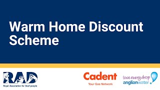 Cadent Warm Home Discount Scheme [upl. by Li]