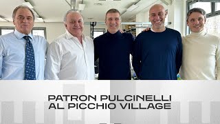 Patron Massimo Pulcinelli al Picchio Village  Ascoli Calcio [upl. by Anoi]