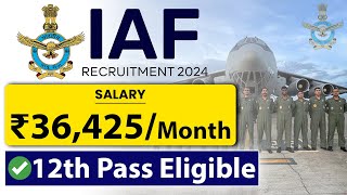 🤩️‍🔥️‍🔥 जबरदस्त मौका  AIRFORCE CLERK VACANCY 2024  12TH PASS  PERMANENT GOVT JOB [upl. by Priebe]