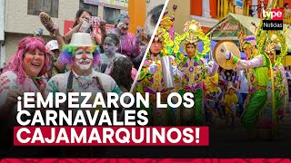 ¡Es oficial Empezaron los carnavales de Cajamarca 2024 [upl. by Eirene]