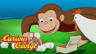 George Builds a Bridge 🐵 Curious George 🐵 Kids Cartoon 🐵 Kids Movies [upl. by Nohtanhoj151]