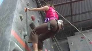 Indoor Rock Climbing Basics  How to Descend in Indoor Rock Climbing [upl. by Harley240]