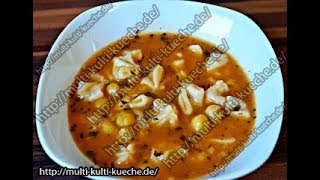 Kichererbsen Suppe mit Manti  Einfache Rezept für Kichererbsen  SuppenGerichte [upl. by Akcir]