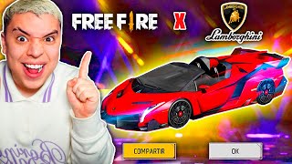 ¡CONSEGUÍ TODA LA COLABORACION DE FREE FIRE X LAMBORGHINI  🔥 🔥 [upl. by Sib]