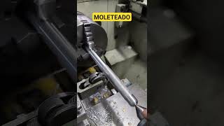 MOLETEADO EN EL TORNO mecanica ingenieriamecanica ingenio cnc [upl. by Orv400]