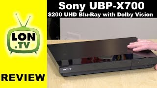 Sony UBPX700 Review  4K Ultra HD Bluray Player with Dolby Vision  Home Theater Series Continues [upl. by Aserehc]