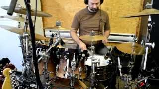 Ayotte Custom drums recording thru sonar and videopad [upl. by Hillman]