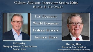 Ted Oakley  Oxbow Advisors  Interview Series 2024  Dr Lacy Hunt September 10 2024 [upl. by Nels]