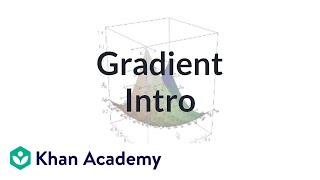 Gradient 1  Partial derivatives gradient divergence curl  Multivariable Calculus  Khan Academy [upl. by Korfonta153]