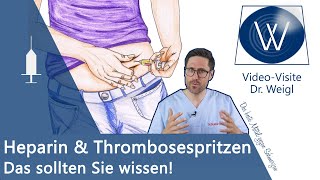 Blutverdünner Heparin So wichtig amp gefährlich sind Thrombosespritzen  Thrombose amp Thrombozytopenie [upl. by Casar]