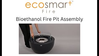 How to Assemble Your Ecosmart Fire Bioethanol Fire Pit [upl. by Brant509]