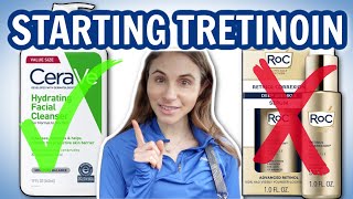 Starting tretinoin WHAT TO USE amp AVOID Dermatologist DrDrayzday [upl. by Sug314]