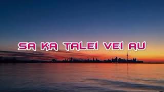 “Sa Ka Talei” Karaoke Fijian gospel song [upl. by Silbahc]