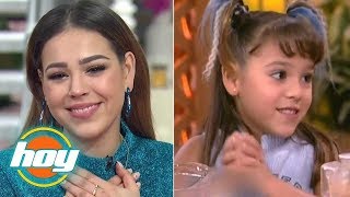 Danna Paola se puso nostálgica al recordar cuando fue parte de HOY [upl. by Okun]