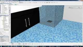 BIM med ArchiCAD Nedsenk i dekke [upl. by Vano]