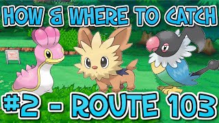 How amp Where to catchget  CHATOT SHELLOS LILLIPUP in Pokemon Omega Ruby amp Alpha Sapphire [upl. by Eilak]