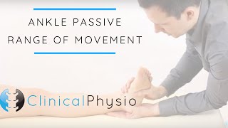 Range of Motion Measurement Ankle Dorsiflexion [upl. by Kauffmann]