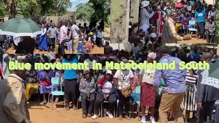 Blue movement yoti Chitima Cherusununguko hachidzokere kumashure in Matebeleland South Chamisa woye [upl. by Silrak484]