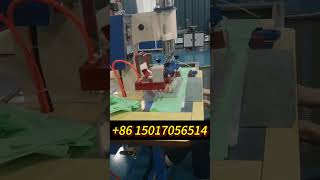 PVC hospital patient identification band high frequency welding cutting machinePVC wristband making [upl. by Haraz172]