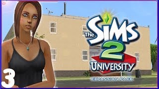 Lets Play The Sims 2 University Part 3  Bowling [upl. by Yeleek]