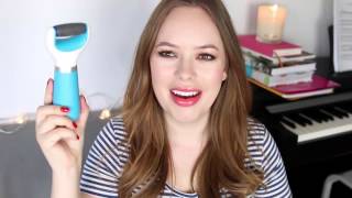 Scholl Express Pedi recommended by Tanya Burr [upl. by Auqenet383]