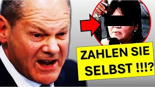 WARUM ZAHLEN SIE NICHT SELBST IN DIE RENTE EIN  BÜRGERIN ENTLARVT SCHOLZ [upl. by Adaran]