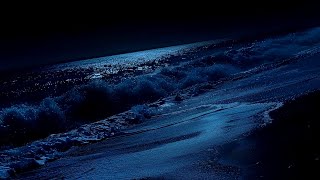 Ocean Sounds For Deep Sleep Relax With Night Ocean Waves The Silent One [upl. by Dnomra]