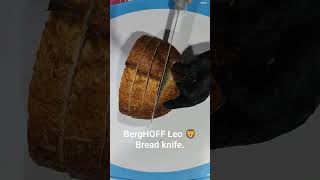 Sourdough slicing on BergHOFF knife [upl. by Solorac]