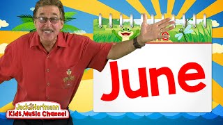 Its the Month of June  Juneteenth  Calendar Song for Kids  Jack Hartmann [upl. by Binette]