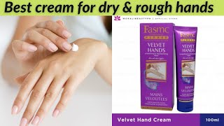 fasmc velvet hand cream review  Best cream for dry rough hands [upl. by Ramu]