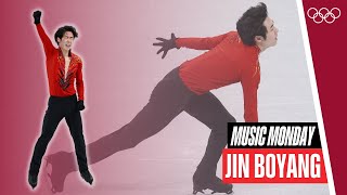 🇨🇳 Jin Boyang Skating ⛸️ to Invocacion y Danza Bolero at Beijing 2022 [upl. by Aix678]