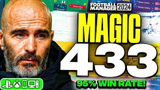 Marescas MAGIC 433 FM24 Tactics 95 Win Rate  Best FM24 Tactics [upl. by Sexela]