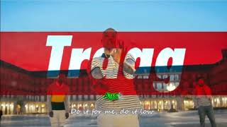 Traag Bizzey Jozo Kraanjte pappie Lyrics English with karaoke 🎤 [upl. by Ymorej]