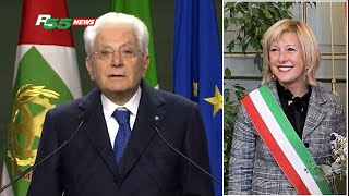 Torino  Mattarella ricorda Cerini quotMorta con la fasciaquot [upl. by Anawk]