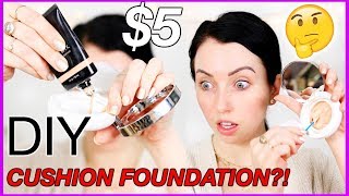 MAKE YOUR OWN PERFECT CUSHION FOUNDATION 5 Foundation Friday DIY [upl. by Salokkin]