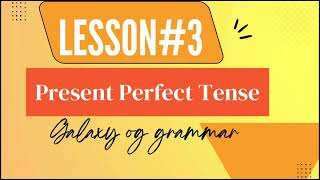 Day 3  Free Spoken English Class  Present perfect Tense  Lesson  3 [upl. by Jackquelin673]