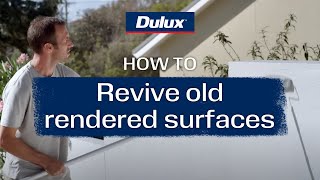 How to revive old rendered surfaces  Dulux Weathersheild Render Refresh [upl. by Montague]