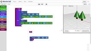 BlocksCAD Modules Part 1 [upl. by Hollyanne]