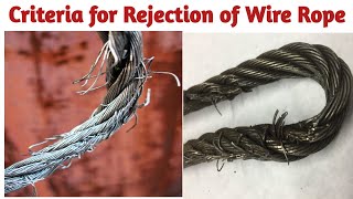 Method for Rejection of wire rope Sling Formula for rejection of wire rope sling [upl. by Notlrac514]