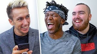 One Word Interview About Logan Paul Vs KSI [upl. by Orpha]