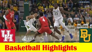 2 Houston vs 11 Baylor Basketball Game Highlights Feb 24 2024 [upl. by Chiquia]