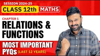 Class 12 Maths  Ch 1 Relations and Functions Important PYQs  Last 12 Years  VidyaWise [upl. by Corissa]