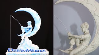 DreamWorks Logo Diorama  Timelapse video [upl. by Urissa]