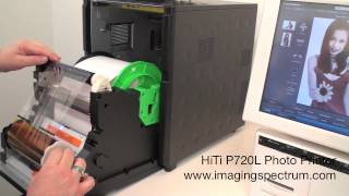 Loading and Printing the HiTi P720L [upl. by Naesad]