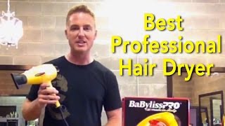 Best Hair Dryer  With Ferrari Engine BaByliss Pro Italia Brava Review [upl. by Adniroc]