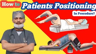 Patients Positioning in hospital  Patient position used in different procedure [upl. by Eendyc]