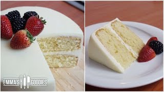 Moist Vanilla Cake Recipe [upl. by Ahsienod]