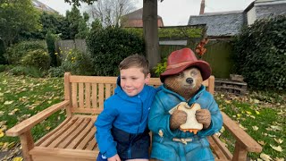 Paddington Bear statue now in AshbyDeLaZouch we went to say hello… [upl. by Odraboel]